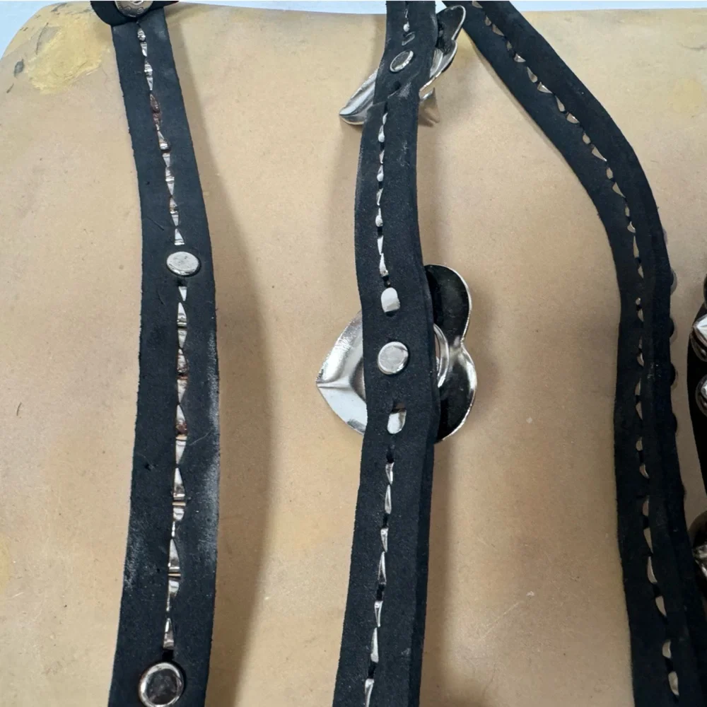 Lot of punk chokers collar and bracelets - 4 necklaces, 3 bracelets - Picture 5 of 15